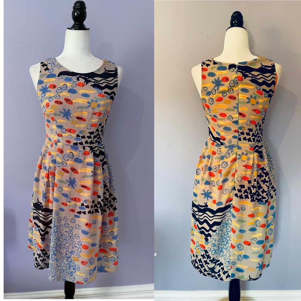 Yaly Couture NWT silk mixed print dress